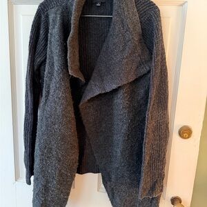 Cozy Gray Women's Cardigan Sweater